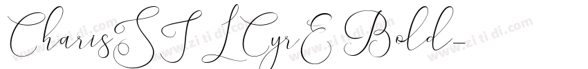 CharisSILCyrE Bold字体转换